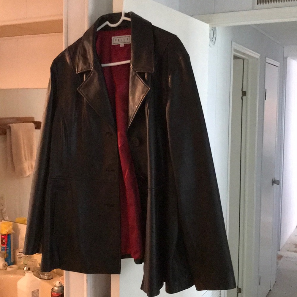 Ladies leather jacket